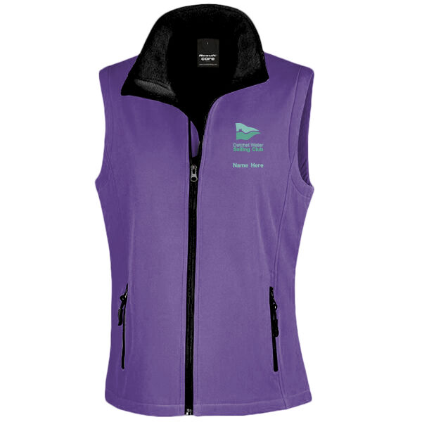 DWSC Ladies Soft Shell Gilet Thumbnail